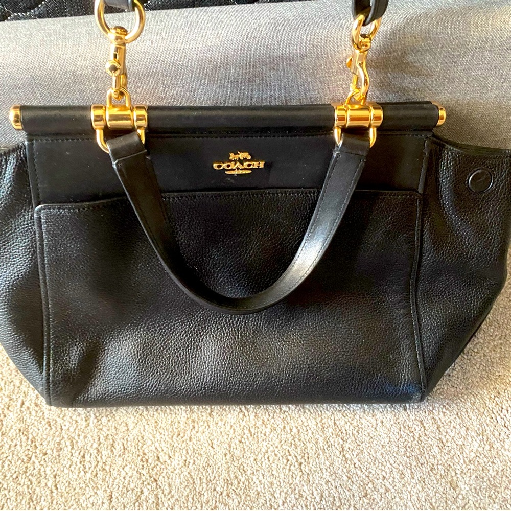 Coach leather bag